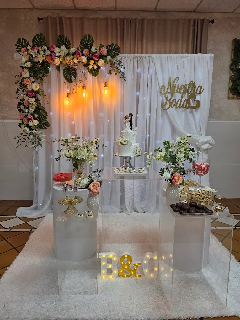 Decoracion de boda en Venta La Ventilla