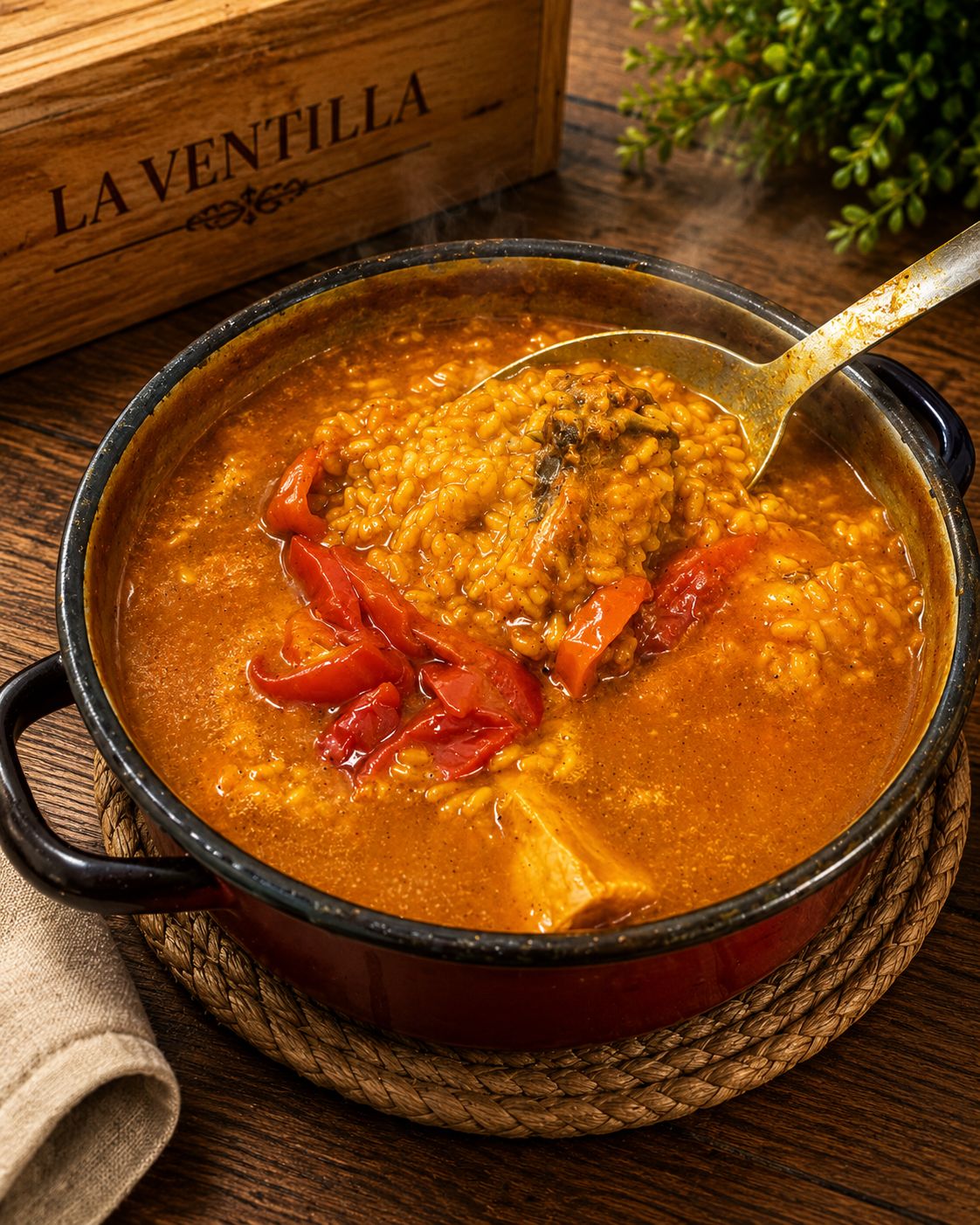 Plato de los montes tradicional de Venta La Ventilla